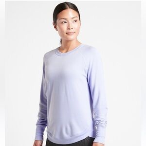 Athleta Lavender Long Sleeve Sweatshirt